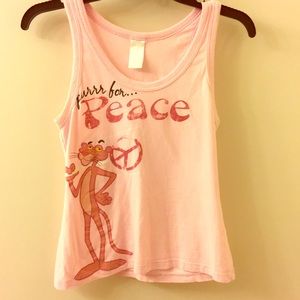 Pink Panther Purrrr 4 Peace Pink Tank Final Price